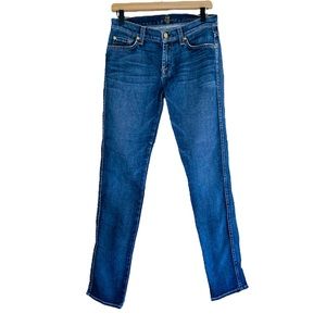 7 for all Mankind Size 28 Skinny Ankle Jeans Roxanne Inseam 32.5"